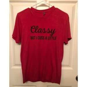 NEXT LEVEL tri blend t shirt.